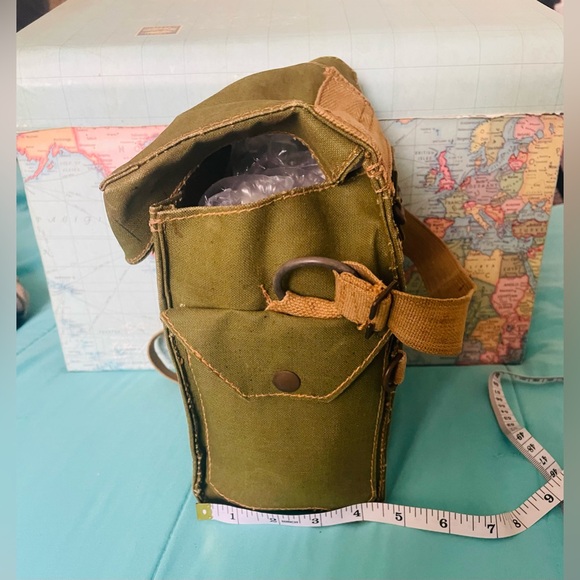 US Military Grade Canvas Bag Vintage Green Vietnam GI Ammo Green Veteran Camping - Picture 4 of 14
